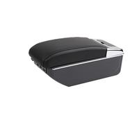 Armrest Box For Peugeot 207 CC Armrest Box Car Armrest Box Central Storage Box Interior Dedicated Retrofit Car Accessories Center Console Armrest(D black line 7USB)