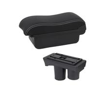 Armrest Box For Peugeot 301 Car Armrest Box Armrest Box Storage Box Interior Dedicated Retrofit Car Accessories Center Console Armrest(A2 Black white NOUSB)