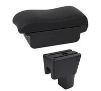Armrest Box For Suzuki For Celerio Car Armrest Box Car Armrest Interior Modification Storage Box PU Leather USB LED Accessories Center Console Armrest(C2 Black Line)