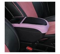 Armrest Box For Suzuki For Liana For A6 Armrest Box For Elbow Rest Center Console Storage Case With Cup Holder USB Port Car Armrests(Black pink color)