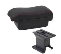 Armrest Box For Toyota IQ Armrest Box Car Armrest Interior Parts Center Storage Box With USB LED Light Center Console Armrest(A1 red line No USB)