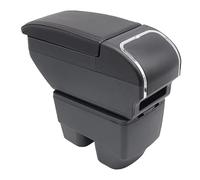 Armrest Box for Toyota Yaris Hybrid Center Console Storage with Cup Holder - Double Layer Design, 2015-2021 Compatible