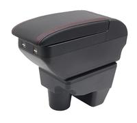 Armrest Box for Toyota Yaris Hybrid Center Console Storage with Cup Holder - Double Layer Design, 2015-2021 Compatible