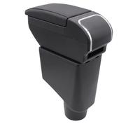Armrest Box for Toyota Yaris Hybrid Center Console Storage with Cup Holder - Double Layer Design, 2015-2021 Compatible