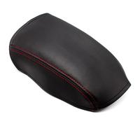 Armrest Box For VW For G&olf 7 2014 2015 2016 Car Center Control Armrest Box Microfiber Leather Trim Cover(Red Line)