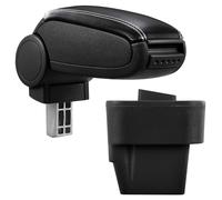 Armrest Center Armrest Leather Cover Black / White for Opel Astra H 2004-2010