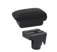 Armrest Container Compatible With VW For Golf 6 5 Mk6 Mk5 For Jetta Car Armrest Box Storage Centre Console(B Black line 3USB)