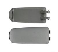 Armrest Cover 8E0864245E Leather, for A4 B6 B7 2001-2008 Centre Console Lid Replacement Part Interior Restoration Accessory(Gray)