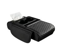 Armrest Cover for Car - Automotive Protective Height Pad with Storage Pocket - Center Console Cover - for Truck Interior Vehicle Women Men Office Chair Seat