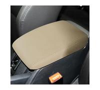 Armrest Cover Interior Accessories Leather Cover For VW For Golf 6 MK6 09-12 2011 Car Armrest Box Center Console Lid(Beige)