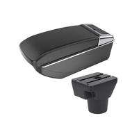 Armrest For Kia For Rio2 For Armrest Car Interior Center Console Multi-functional Accessory Storage Box Trim Parts Cup Holder Armrests Storage Box(B2 Black line NO USB)