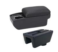 Armrest For Seat For Ibiza Car Armrest Auto Storage Box Retrofit Parts Interior Accessories Armrests Storage Box(C3 Black white NOUSB)