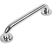 Armrest Grab Bar,Anti-Slip Grab Bar Shower Toilet Handle,Bathroom Brass Chrome Plated Bright Silver Safety Handle Towel Holder for Kids Elderly Injured Bathroom Safety Ai