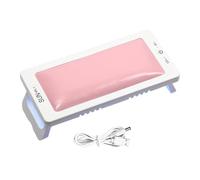 Armrest Hand Pillow Cushion LED Lamp Gel Polish Curing Lamp Dryer 2 in 1 Manicure Tool Mini Professional Cordless Dryer Lamp Fast Dry, All Polish