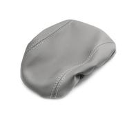 Armrest Leather Cover For Q5 2010 2011 2012 2013 2014 2015 2016 2017 2018 Car Center Control Armrest Box Elastic Band Cover(Gray)