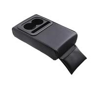 Armrest Organizer Car Armrest Cushion Cup Holder Rear for Seat Increased Elbow Support Vehicle Arm(Black)