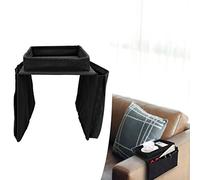 Armrest Organizer Couch Organizer, 4 Pockets Sofa Armrest TV Remote Control Organizer with Cup Holder Tray, Armchair Caddy, Sofa Armrest Organizer, Sofa Armrest Organizer,(black)