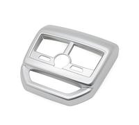 Armrest Organizer For Peugeot 3008 5008 GT 2017-2020 Car Air Conditioning Cover Trim Rear Behind Armrest Box Outlet for Vent Frame Decoration(Silver)