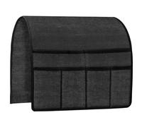 Armrest Organizer - Non Slip Sofa Storage Pocket, Remote Control Holder for Bed, Weighted Anti Slide Base Bottom, Split Compartment Sorting Sleeve, Home Accessory for Living Room