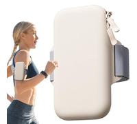 Armrest Phone Holder - Polyester EVA Material | 7 Inch Large Capacity 98G Case, Silent Stand with Double Zipper Improves Comfort for Running, Jogging
