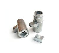 Armrest Repair Kit for Defects on the Left Armrest of the Multivan, Central Armrest, Bus, Transporter, repair kit, Socket, Sleeve, Stop Block, Slot Nut, Grey, Snaps, Locking, Secure hold