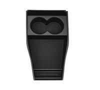 armrest storage box ABS Black Center Armrest Hidden Box Cup Holder Console Organizer Tray For Hyundai For IONIQ 5 2021 Car Accessories Armrest Storage