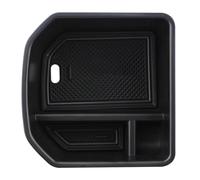 Armrest Storage Box Car Central Armrest Storage Box Tray Organizer Glove Box Compatible With VW For T-Roc Troc 2018 2019 2020 2021 2022 2023(White mat)
