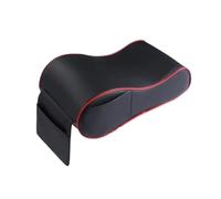 Armrest Storage Box For Mondeo 4 For Fusion For Kuga 1 Car Armrest Pad Central Console Box Arm Rest Mat Pillow Cover(Black-Red Line)