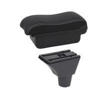 Armrest Storage Box For Opel For Meriva Armrest Box Center Console Store USB Port Dedicated Retrofit Accessories(A white line No USB)