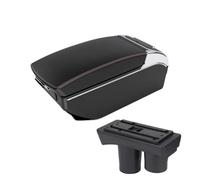 Armrest Storage Box For Peugeot 301 Car Armrest Box Storage Box Interior Car Accessories(A3 Black white 7 USB)