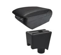 Armrest Storage Box For Sandero For Logan 2 Armrest Car Box Storage Accessories Retrofit Parts Interior(H All Black 4 USB)