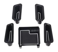 Armrest Storage Box For Volvo S60 V60 Xc60 2010-2017 Storage Box Door Handle Armrest Box Front Door Back Door Finishing Box(Balck 5pcs)