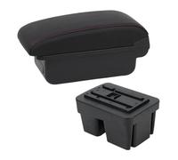 Armrest Storage Box For VW For G&olf 7 Mk7 2014-2019 Car Armrest Box Center Storage Box Interior Special Center Console Storage Box(A1 Red Line No Usb)