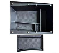 Armrest Under Storage Box Organizer Tray for Kia EV3 2024+, Center Console Lower Compartment Holder, ABS Material Car Interior Accessories