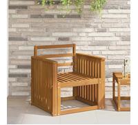 Armrests 2pcs Brown Engineered Wood 60x6x61 cm Outdoor Slatted Design for Patio