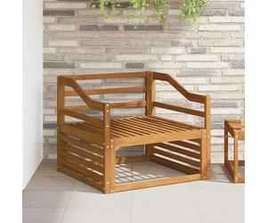 Armrests Brown Engineered Wood 79x4x73cm Slatted Outdoor Sofa Arm Support 2pcs.