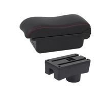 Armrests For Aygo X 2017-2023 Car Armrest Box Storage Automobile Arm Rest(B2 red line 3USB)