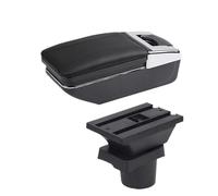 Armrests For Citigo For UP For Seat Mii 2009-2020 Car Armrest Box Console Storage Automobile Arm Rest(A black line NO USB)