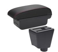 Armrests For Clio 4 For Captur 3 III IV Car Armrest Box Automobile Arm Rest(B1 red line 3USB)