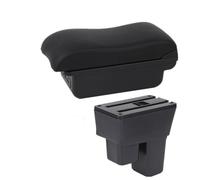 Armrests For Fit Jazz 2 2008-2013 Car Armrest Box Storage Automobile Arm Rest(B2 Black line 3USB)