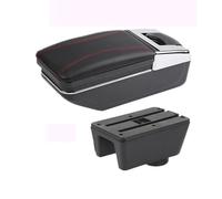 Armrests For Seat Ibiza For MK4 IV 6J 6L 2008-2017 Car Armrest Box Console Storage Automobile Arm Rest(A red line NO USB)