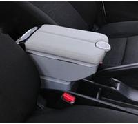 Armrests Organizer Box Compatible With For JUKE Car Armrest Box Double Doors Open 7USB Centre Console Storage Box Arm Rest Interior Accessories(H gray)