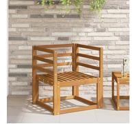 Armrests Solid Acacia Wood Natural 59x4x73cm Slatted Outdoor Patio Pair Modern.