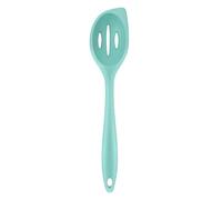 Armrouns Silicone Corner Spoon Slotted, Heat Resistant Rubber Spoonula for Mixing, Serving, Scraping, Non-stick Slotted Cooking Spoons
