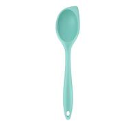 Armrouns Silicone Corner Spoon Solid, Heat Resistant Rubber Spoonula for Mixing, Serving, Scraping, Non-stick Solid Cooking Spoons