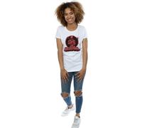 Arms Crossed Logo Cotton T-Shirt Deadpool White L