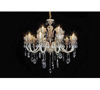 Arms Crystal Other Lights Friendly Customer Service Chandelier Room Morden Details Coffer Color Gorgeous Sconce (Color : 10+5lights)