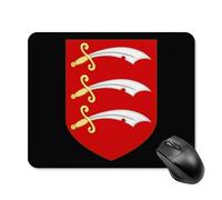 Arms of E-ssex County Council Printed Square Gaming Mouse Mat Soft Non-Slip Computer Game Mice Pad for Home Office Laptops