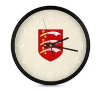 Arms of E-ssex County Council Simple Wall Clock Silent Non Ticking Round Clocks for Office Home Kitchen Living Room