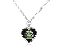 Arms of Nottinghamshire County Council Urn Necklace for Ashes Pet Dog Cat Cremation Jewellery Alloy Memorial Keepsake Pendant